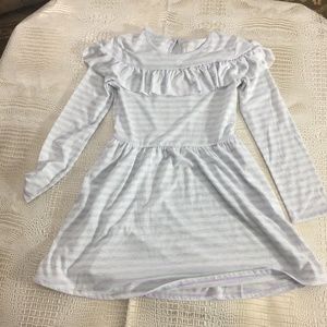 Cat & Jack Striped Purple and Blue Girls Dress